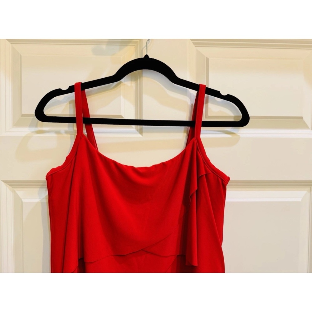 Miraclesuit Red Making Waves Tankini Underwire Swimwear Sz 10 Great Condition - Picture 5 of 16